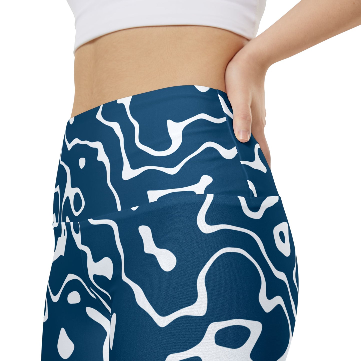 Blue Fluid Motion Workout Shorts